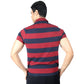 Striped Polo Shirt - Navy (6266537312456)