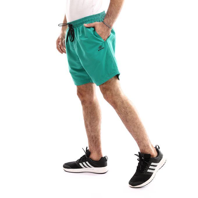 Activ Elastic Waist With Drawstring Shorts - Green - Activ Abou Alaa