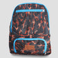 Activ Black & Orange Shades Patterned With Zipper Backpack (6545020420296)