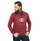 ACTIV MEN'S ROUND SWEATSHIRT - BURGUNDY - Activ Abou Alaa