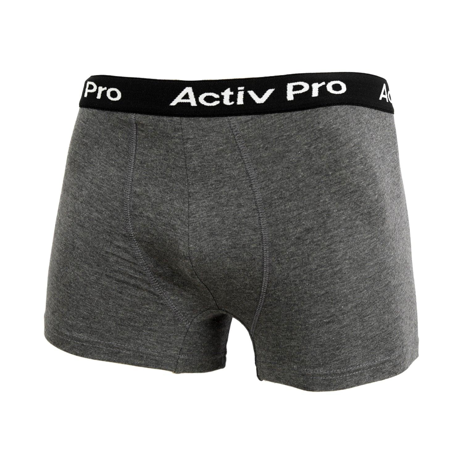 ACTIV MEN PLAIN BOXER - CHARCOL - Activ Abou Alaa
