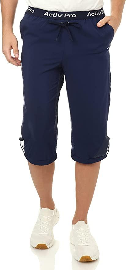 ACTIV MEN MICROFIBER 3/4 PANTS - NAVY - Activ Abou Alaa