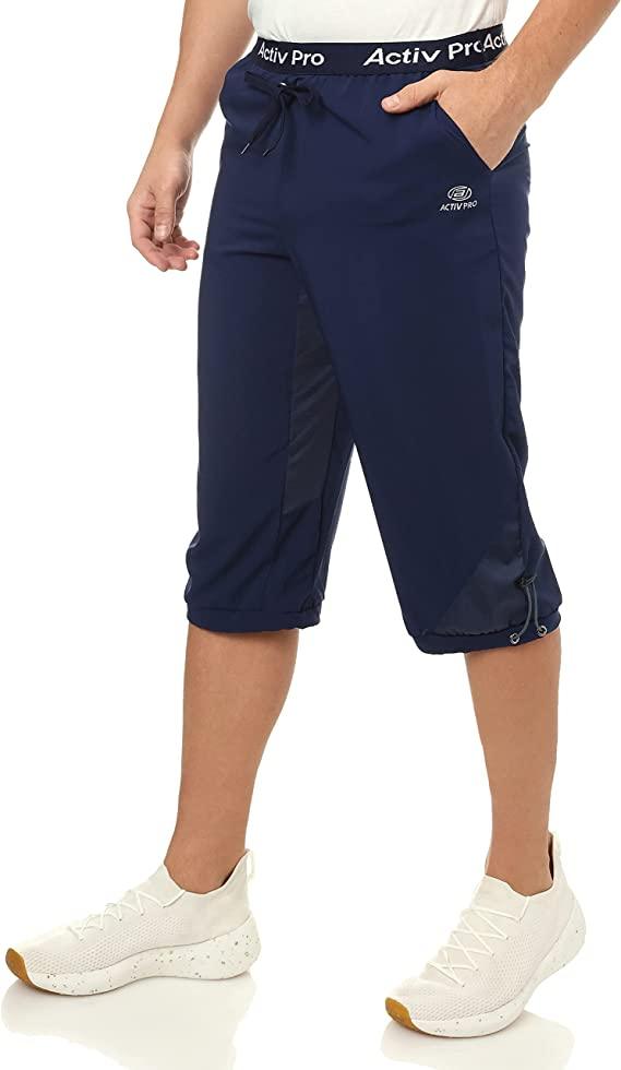 ACTIV MEN MICROFIBER 3/4 PANTS - NAVY - Activ Abou Alaa